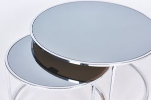 Word Coffee Table, Chrome