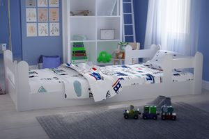 Arwall Montessori Children Bed, 90 x 190 cm, White