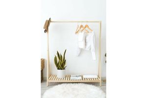 Syl Clothes Rail Rack, 148 cm, Natural