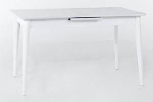 Bílý stůl Blatt, 130 x 80 cm
