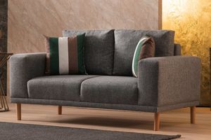 Franz 2-Sitzer Sofa, Grau