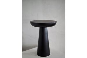 Mushroom Side Table, 50 cm, Black