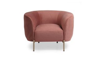 Macaroon Armchair, Dusty Pink