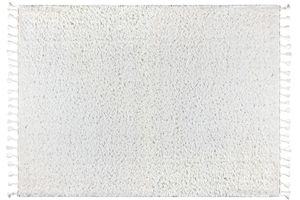 Marakesh Shaggy Teppich, 200x290 cm, Weiß