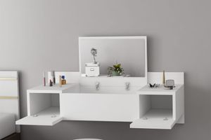 Bílý toaletní stolek Arnetti Massarosa