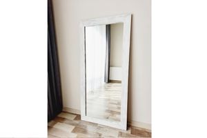 Cleto Full Length Mirror, 60 x 140 cm, White