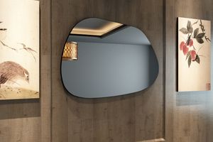 Sapphire Decorative Sideboard Mirror, 75 x 55 cm, Black
