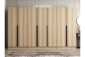 Tideway 7 Door Wardrobe, Walnut