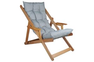 Kolyn Folding Lounge Outdoor Chair Set with Armrest, Grey