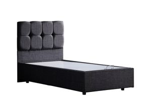 Paris Boxspringbed met Hoofdbord, Antraciet