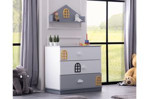 Dolce Chest of Drawers, Grey
