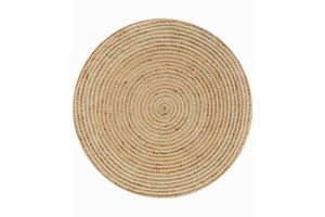 Cocoon Jute-Teppich, 150x150 cm, Beige