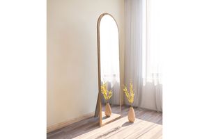 Mone Free Standing Mirror, 60 x 160 cm, Walnut