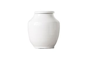 Warm Terra Vase, White