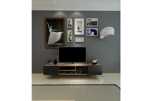 Dore TV-Lowboard, 160 cm, Anthrazit
