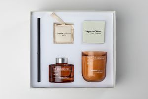 Amber Bergamot, Rose & Amber Fragrance Gift Set, One Size