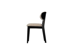 Mantra Dining Chair Set, Beige Sand & Black