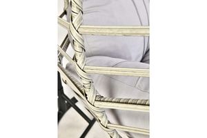 Kappadokien Rattan Hängesessel, Grau
