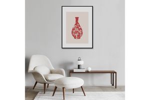 Red Bells Art Print with Frame