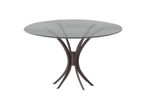 Leon Ronde Metalen Eettafel, Zwart