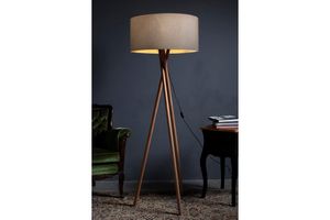 Cross Leg Stehlampe, Creme