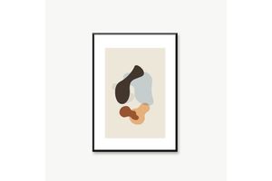 Shapes Art Print with Frame