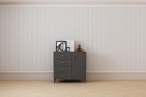 Salut Kommode mit 4 Schubladen, Anthrazit