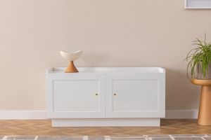 Henry Shoe Cabinet, White
