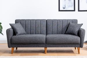 Aqua Three Seater Sofa Bed, Anthracite Grey