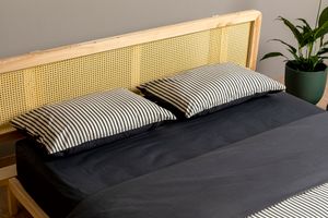 Cozy Doppelseitiges Bettwäsche-Set aus Gewaschener Baumwolle