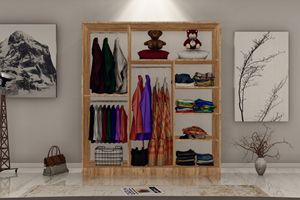 Sline Kledingkast met Schuifdeuren, Antraciet