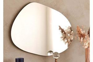 Stella Asymmetric Wall Mirror, 55 x 75 cm