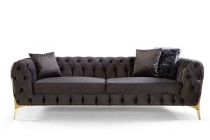 Elegance 3-Sitzer Sofa, Anthrazit