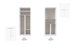 Luna Kledingkast Korte Separator