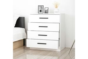 Tideway Ladekast met 4 Lades, Wit