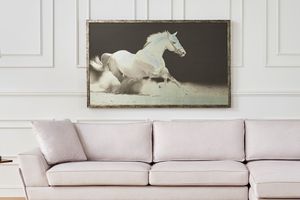 Pferd Bild mit Rahmen