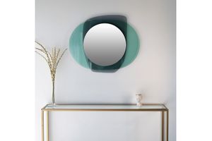 Green Eye Wall Mirror, Green
