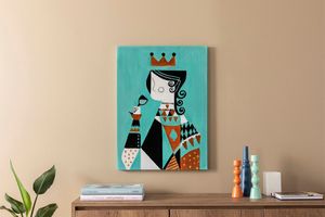 Queen of the Deck Art Print 