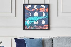 Age of Moon Art Print with Frame