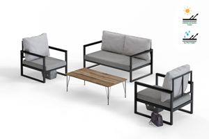 Numi Outdoor Sofa Set, Cream