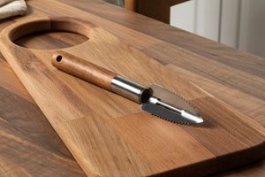 Škrabka s dřevěnou rukojetí KITCHEN ESSENTIALS