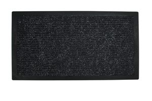 Simon Dekorative Fußmatte, 45x70 cm, Schwarz