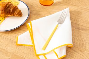 Pastel Dinner Fork, Yellow