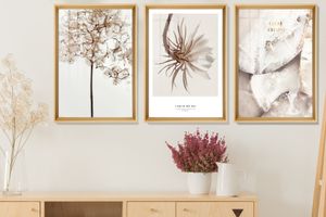 Lash In The Pan Art Print with Frame, Triptych