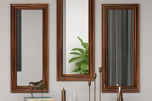 Mona Spiegelset, 3 Stuks, Brons