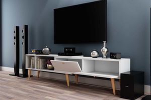 Evonia TV-Meubel, 210 cm, Wit