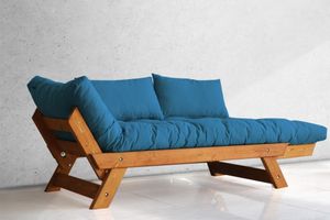 Woodesk Aller 2-Sitzer Sofa aus Massiv, Naturfarbe
