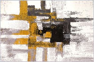 Rovigo Digitaldruck Teppich, Gelb