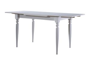 White Keukentafel, 120x80 cm