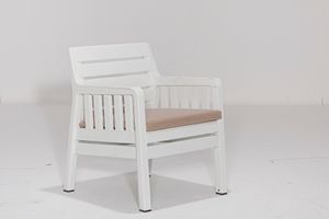 Lara Outdoor Armchair Set, White